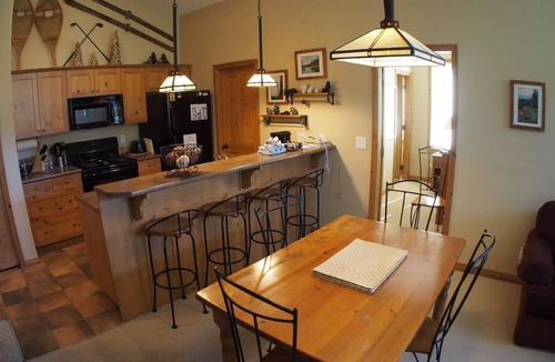 Sun Peaks Condo | Upper level 2 bedroom condo with courtyard view and easy access to ski runs