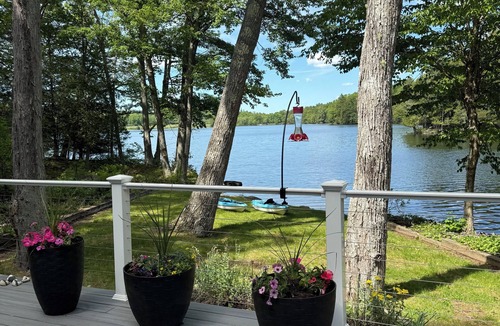 Bucksport Cottage | Upscale Lakefront Cottage - Kayaks, Jacuzzi for 2, A/C, Great Location!
