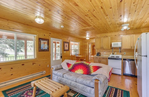 Deadwood Cabin | UTV Rentals, Fire Pit: Rally Home Base in Deadwood