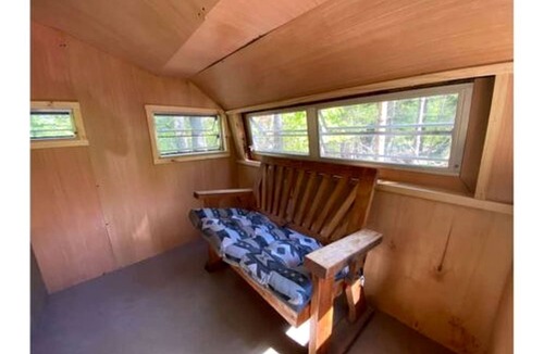 Chatham House | Vintage Camper Rental for Secluded Getaway in Chatham Hills, New Hampshire
