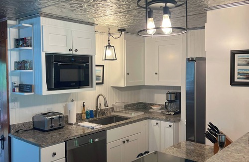 Gilford Cabin | Vintage & Modern Lodge-Lake Winnipesaukee water access w/boat slip, dog welcome
