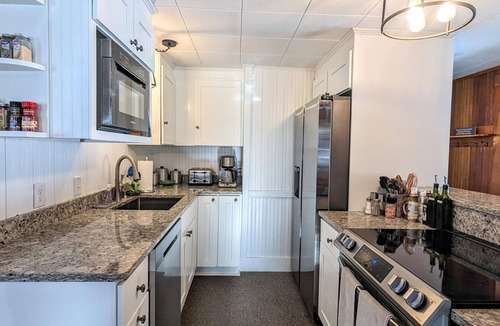 Gilford Cabin | Vintage & Modern Lodge-Lake Winnipesaukee water access w/boat slip, dog welcome