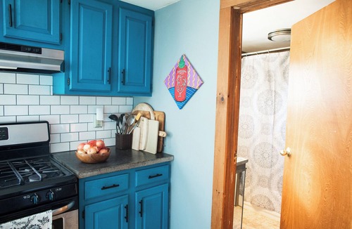 South End Apartment | Walkable two bedroom with large fenced yard and gardens.