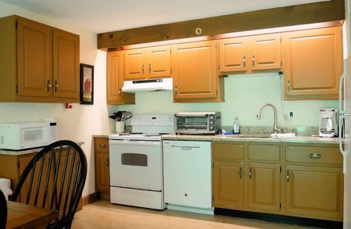 Bromley Mountain Condo | Walkout this trailside, Bromley's Bower House condo