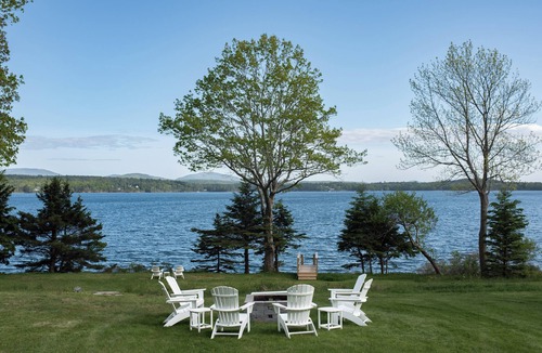 Lamoine Beach Cottage | Waterfront Historic Maine Cottage Private Shore Acadia Views