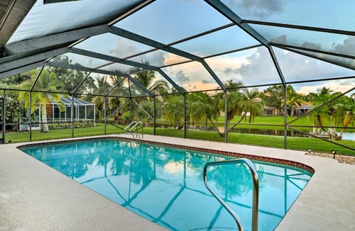 Port Saint Lucie House | Waterfront Port St Lucie Home w/Lanai & Pool