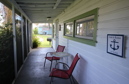 St. Lucie Village Cottage | Waterfront property with a quaint one bedroom cottage enjoy old Florida Charm