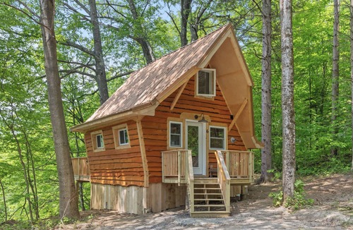 Johnson Cabin | Whimsical Vermont Cabin | Hot Tub, Sauna & Views
