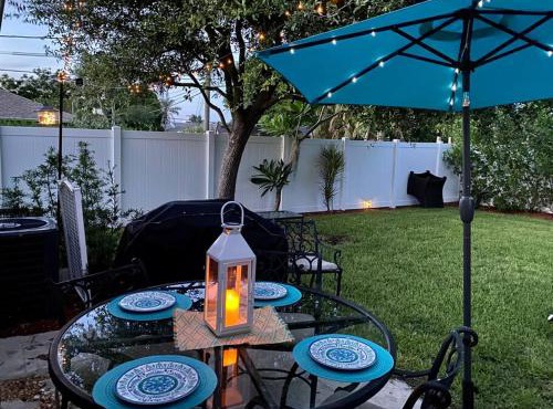 2 mins to Downtown Atlantic Ave-3 mins to Beach-600mbps-BBQ-Fenced Yard