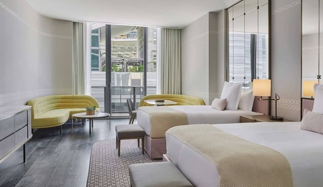 2 Modern Brickell Rooms w/Rooftop Pool Access, Tennis & Fine Dining