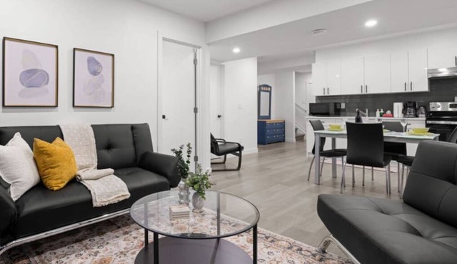2BR Bsmt Suite Retreat near Airport & Trails | AC