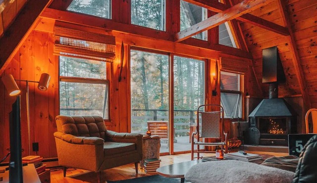 A-frame w/sauna near Whiteface & Lake Placid, NY