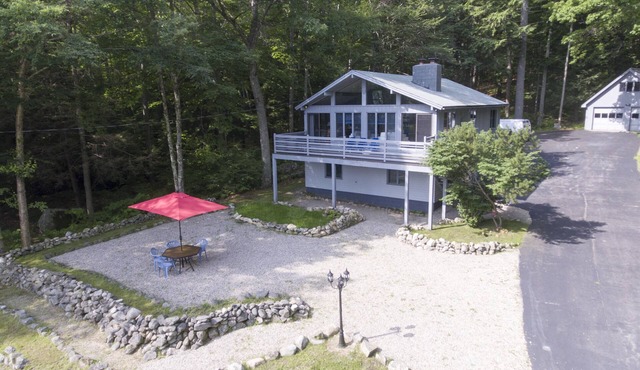 Beach View at Chestnut Cove, Lake Winnipesaukee.