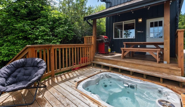 Bear Coast | Cabin w/Hot Tub, Patio, & Waterview