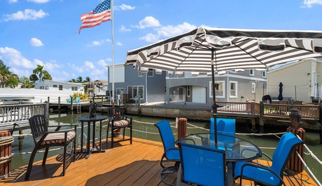Canal Front! Stunning, beautifully updated 3-bedroom, 2.5-bath coastal-style beach home