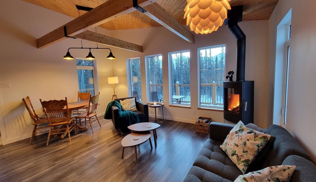 Cozy modern mountain home with views