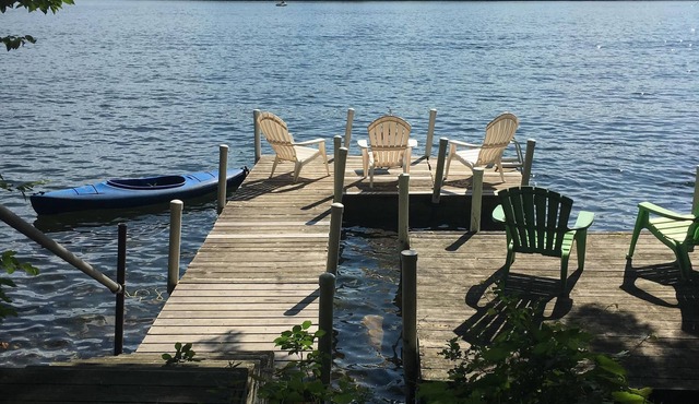 Dock on Lake Garfield, 10 min to Butternut, Wifi, So Fun!