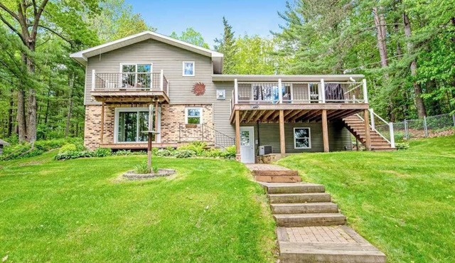 Dog-Friendly Lakefront Home w/Fireplace, Stove, Lake View, Free WiFi, Deck