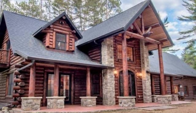 Eagle Camp Lodge - Northwoods Log Home - On Willow Flowage