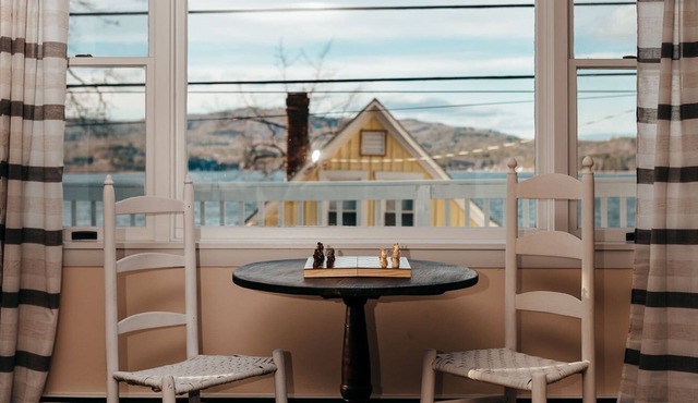 Enjoy a quick walk to the beach & lake views