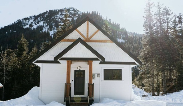 Family cabin sleeps 10 w/hot tub, games room & mountain views - 2 mins to base