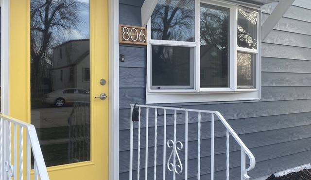 Fun MidMod home remodeled with private back yard.
