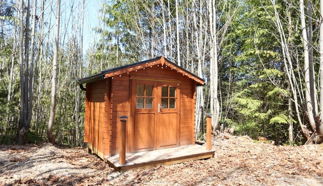 Glamping Bunkie Cabin Near the Cowichan River