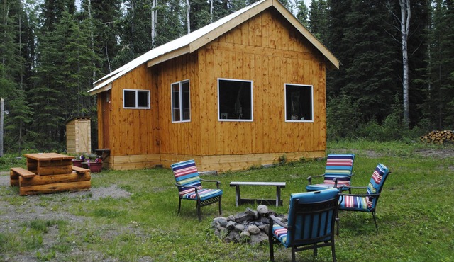 Grouse House. Off Grid Wilderness Cabin in Dease Lake