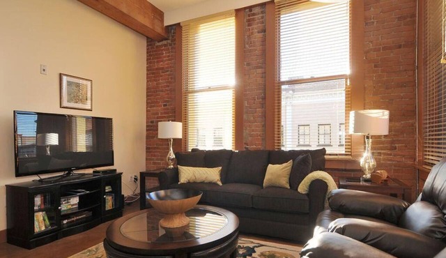 Historic Loft w/Exposed Brick & Timber Beams