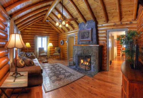 Historic Log Cabin #14 at Horse Creek Resort