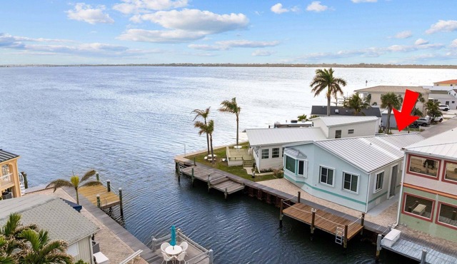 Intracoastal Canal Front paradise in this amazing 2 bed 2 bath Beach house