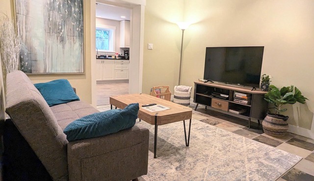 King bed, spacious suite with Netflix and Prime