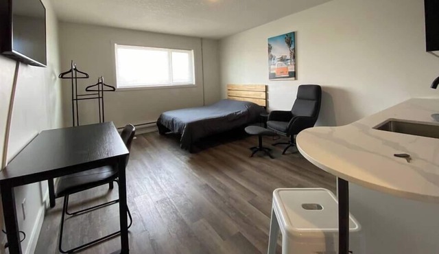 King Exec w Kitchenette Suite Modern and Trendy!