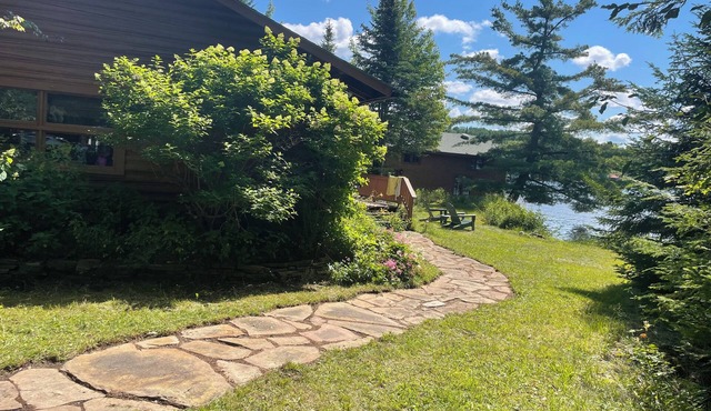 Lake Front Adirondack Indian Lake Cabin