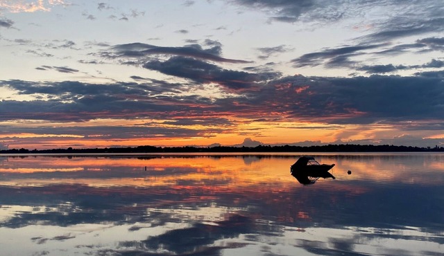 Lake Front Cabin with Amazing Sunsets- Easy Access to the Inland Sea