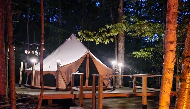 Lakeside Glamping for up to 4