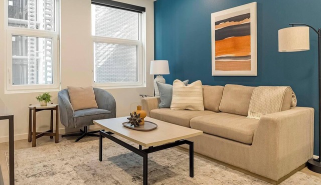 Landing | Stunning 1BD, Rooftop Lounge, Gym