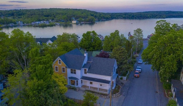 Meredith Bay Views in the heart of Downtown! Home in Meredith, NH.