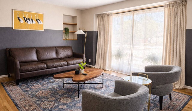 Midcentury Mod Big Yard Games 2 Living Areas