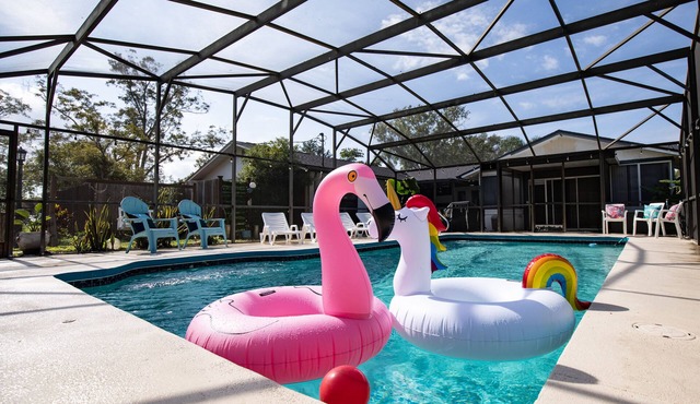Modern Peaceful Pool Home, 25 Mins To Theme Parks!