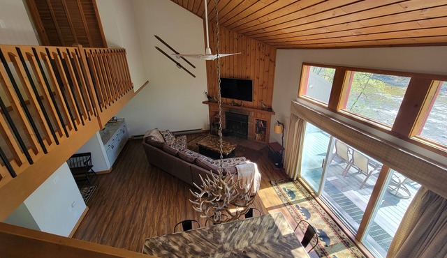 Mountain Home with A/C + Spectacular Views Of Loon