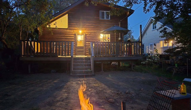 newly renovated cabin steps from the lake, perfect for family vacays or sports