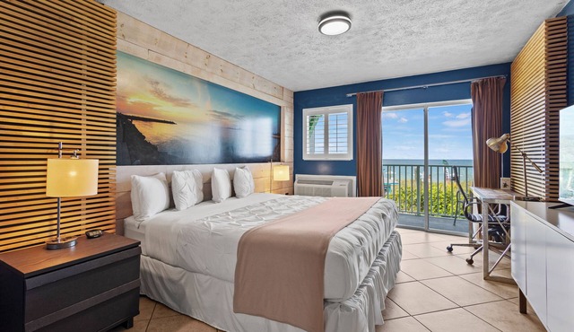 Ocean View Hotel Room with Balcony- King Bed #17