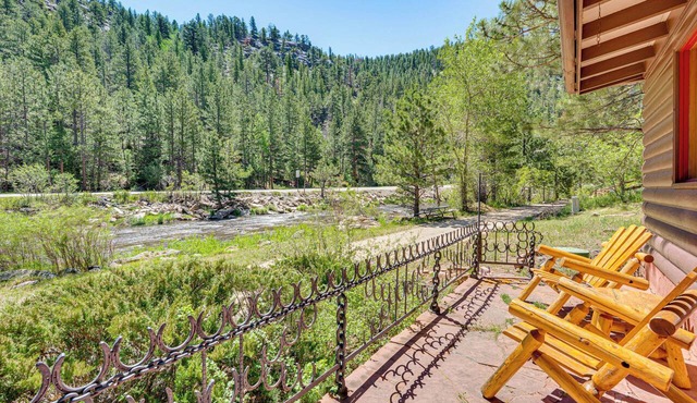 On-Site Fishing! Riverfront Gem w/Patios in Drake