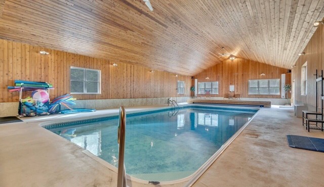 Pet-Friendly Maine Retreat | Private Heated Indoor Pool, Fenced Yard, 17 Acres, ATV Trails & Lake Access Near Roberts Pond