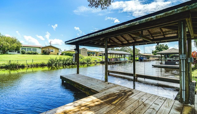 Private Boat Dock: Canal-Front Lake Placid Getaway