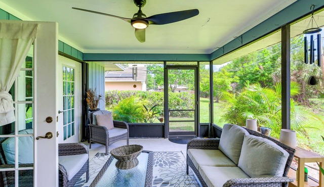 Private Yard, Lanai! Pet-Friendly Fort Pierce Home