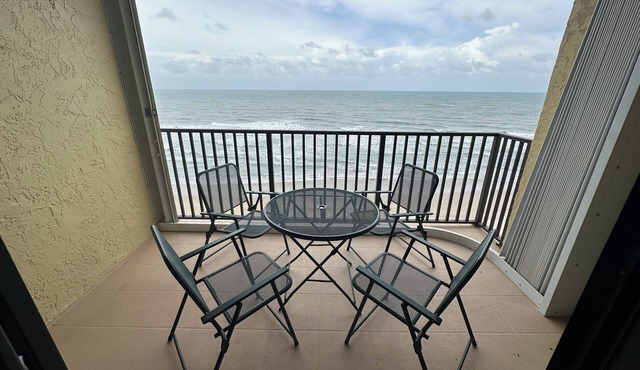 Quiet beachfront penthouse offering everything needed for a coastal getaway