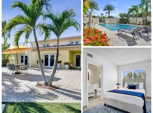 Relaxing 1BR Getaway w Pool & Bar at Lake Worth