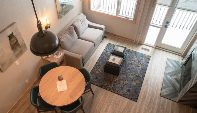 Renovated Banff Condo + Loft | Private Balcony!